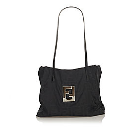 Fendi Zucca Nylon Shoulder Bag
