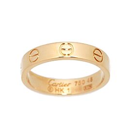 CARTIER 18K Pink Gold Ring US 4.5 SKYJN-223