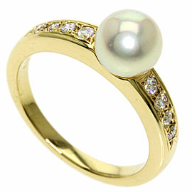 MIKIMOTO 18k Yellow Gold Akoya Pearl Pearl Ring DLXGQJ-1049