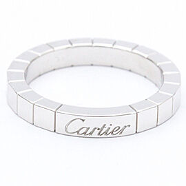 Cartier 18K White Gold Lanieres US 6.5 Ring I0025