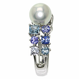 TASAKI 18k White Gold Akoya Pearl Pearl Color Stone Ring LXGQJ-1053
