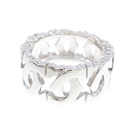Cartier 18k White Gold Entrelaces Small Ring LXGYMK-419