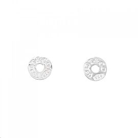 Tiffany & Co 925 Silver 1837 Circle Earrings E1064