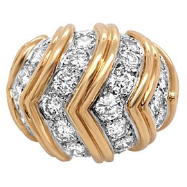 18 Karat Diamond Gold Ring