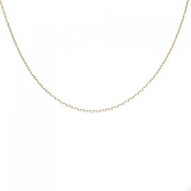 Cartier 18K Yellow Gold Forusa Chain Necklace E0232