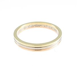 Cartier 18K Yellow Pink White Gold 3 Gold Ring LXGYMK-293