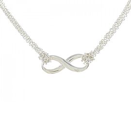 Tiffany & Co 925 Silver Infinity Necklace E1099
