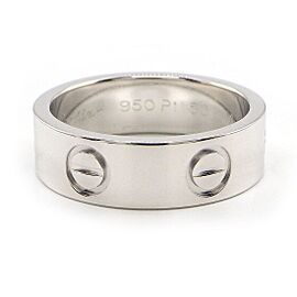 Cartier 950 Platinum Love Wedding 5.25 US Ring B0308