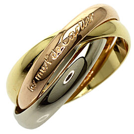 CARTIER 18K Yellow Gold Trinity Ring US 6.25 QJLXG-1425