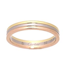 CARTIER Tri-Color Gold Ring US 8.75 SKYJN-170