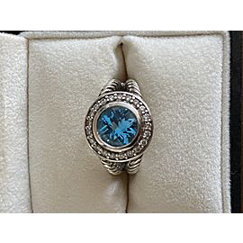 David Yurman Albion Petite Ring with Gemstone & Diamonds