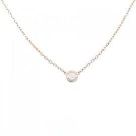 Cartier 18K Pink Gold d'Amour Diamond Necklace E0246