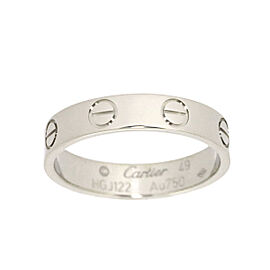 Cartier 18K White Gold Mini Love Ring