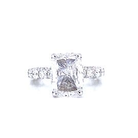 7 Carat Cushion Cut Lab Grown Diamond Engagement Ring Eternity IGI Certified
