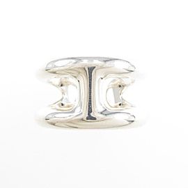 HERMES 925 Silver Ring LXGYMK-966