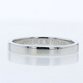 CARTIER 950 Platinum Engraved Ring LXGBKT-280