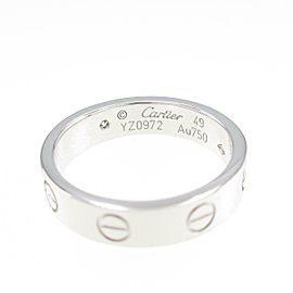 Cartier 18K white Gold Mini Love Ring LXGYMK-224