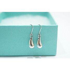 Tiffany & Co Sterling Silver Dangle Drop Hook Earrings Lxmda-481