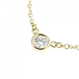 TIFFANY & Co 18K Yellow Gold Diamond Necklace E0207