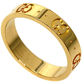 GUCCI 18K Yellow Gold icon US 6.25 Ring