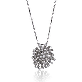 Piero Milano 18K White Gold Diamond Necklace