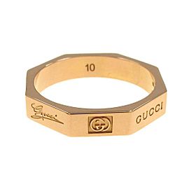 Gucci 18K Yellow Gold Ring Size 10