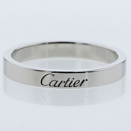 CARTIER 950 Platinum C de Cartier Wedding Ring LXGBKT-139