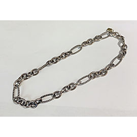 DAVID YURMAN Sterling Silver Figaro Chain Necklace