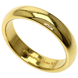 TIFFANY & Co 18K Yellow Gold Classic band US 8.25 Ring