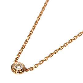 CARTIER 18K Pink Gold Diamant Léger D'Amour Necklace QJLXG-1295