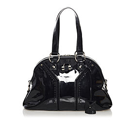 YSL Muse Patent Leather Handbag