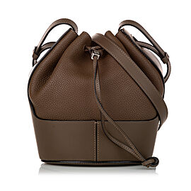 Loewe Anagram Leather Bucket Bag