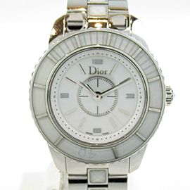 Dior Stainless steel/Stainless steel Crystal Wrist watch RCB-40