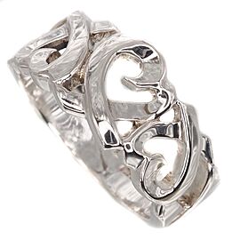 TIFFANY&Co. Paloma Picasso Triple rubbing heart Ring LXNK-333