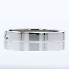 CARTIER 950 Platinum Engraved Ring LXGBKT-575