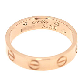 Cartier 18k Pink Gold Mini Love Ring
