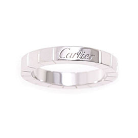 Cartier 18K White Gold Lanieres Ring Size 4.5
