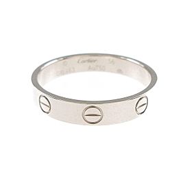 Cartier 18K white Gold Mini Love Ring LXGYMK-220