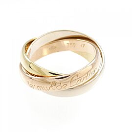 Cartier Trinity 18k Yellow,White & Pink Gold Ring