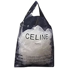 Céline Shopping Tote Translucent 238840 Clear Pvc Beach Bag