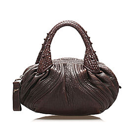 Fendi Baby Spy Leather Handbag