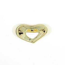 TIFFANY & Co 18K Yellow Gold Heart Ring LXGYMK-908