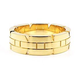 Cartier 18K Yellow Gold Tank Francaise US 6 Ring