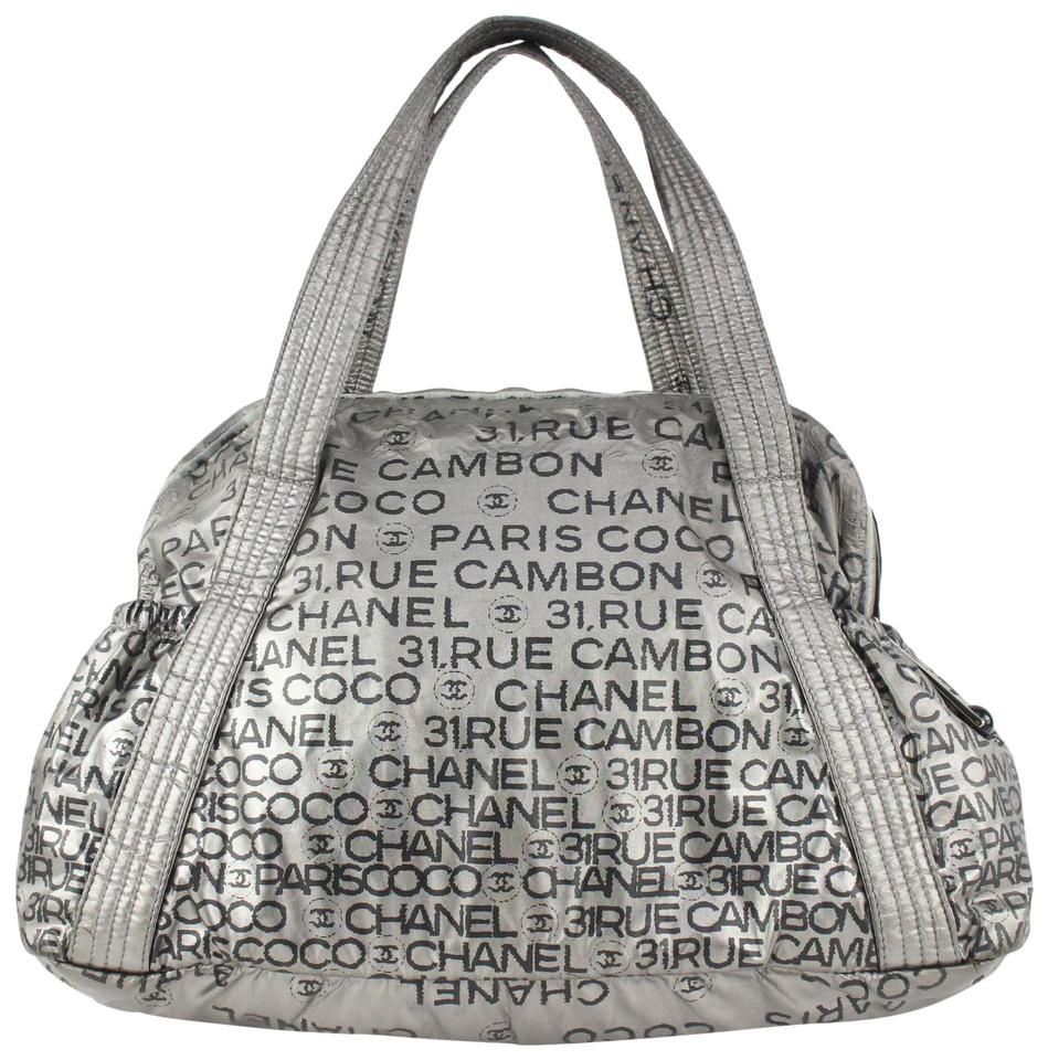 Chanel Rue Cambon 32 Silver Hobo Shoulder Bag 1118c28