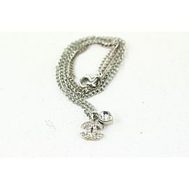 Chanel 04A CC Crystal Heart Chain Necklace 6CAS1012
