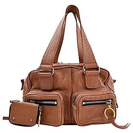 Chloé Betty 865632 Brown Leather Shoulder Bag