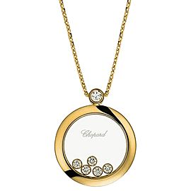 Chopard 18K Yellow Gold Happy Diamonds Necklace