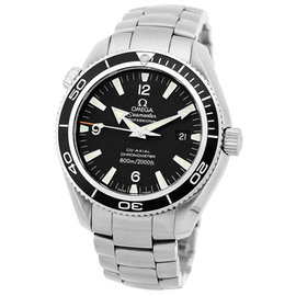 Omega Seamaster "Planet Ocean" Stainless Steel Automatic Black Dial 42mm Mens Watch