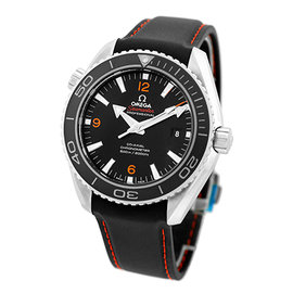 Omega Seamaster "Planet Ocean" Stainless Steel Black Dial Automatic 45.5mm Mens Watch