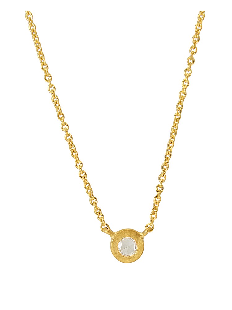 Yossi Harari Jewelry Yossi Harari Jewelry Roxanne 24K Gold Diamond Necklace 